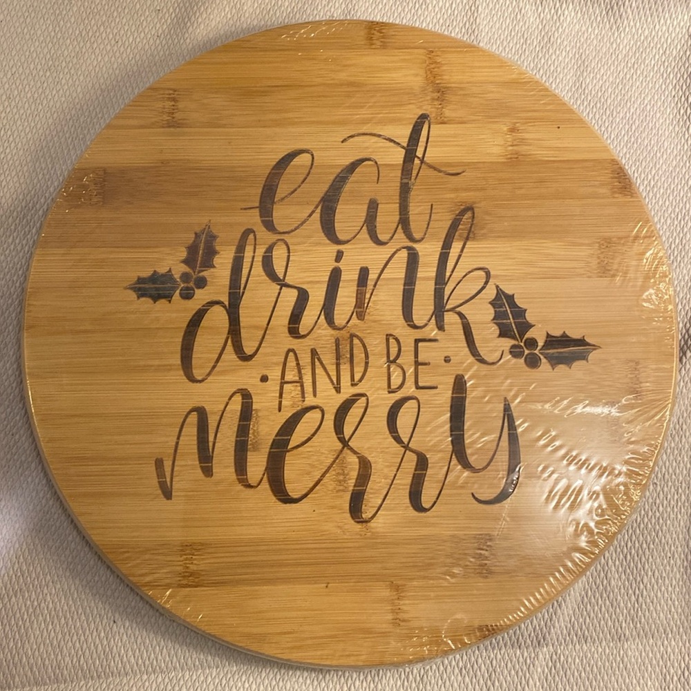 14” Bamboo lazy susan